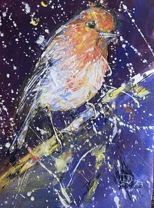 "A Christmas Robin"